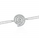 Glorria 925k Sterling Silver Lava Bracelet