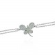 Glorria 925k Sterling Silver Butterfly Bracelet