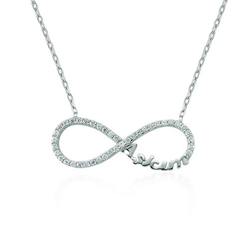 Glorria 925k Sterling Silver Infinity Love Necklace Glorria 925k Sterling Silver Infinity Love Necklace