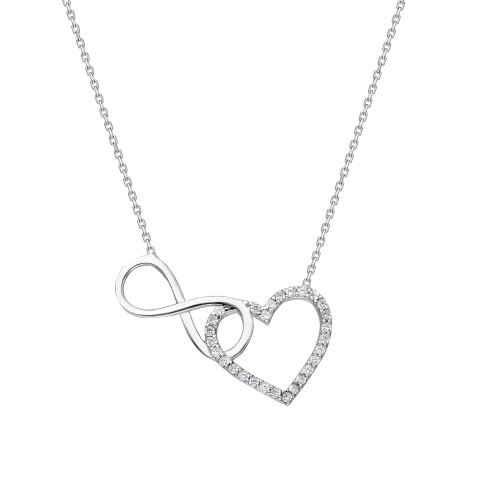 Glorria 925k Sterling Silver Infinity Necklace - GIFT SET Glorria 925k Sterling Silver Infinity Necklace - GIFT SET