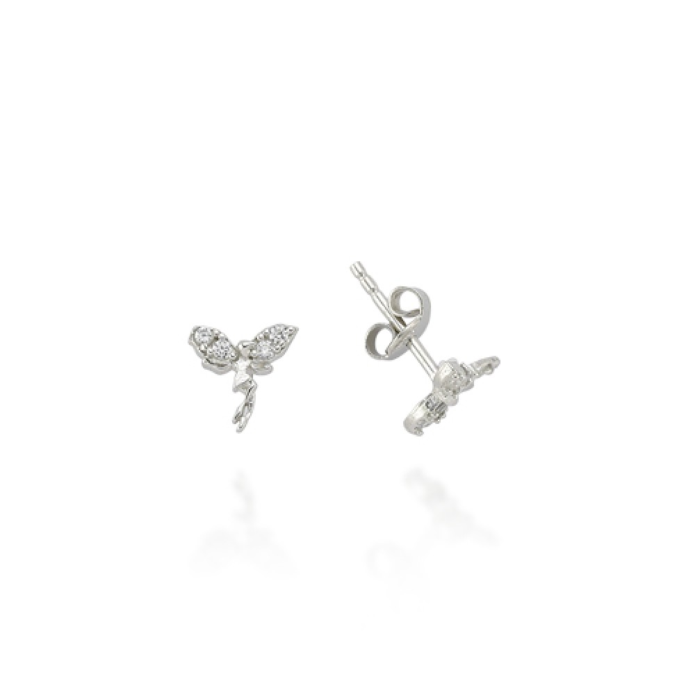 Glorria 925k Sterling Silver Angel Earring