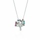 Glorria 925k Sterling Silver Life Tree Necklace