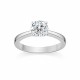 Glorria 925k Sterling Silver Solitaire Ring - GIFT SET