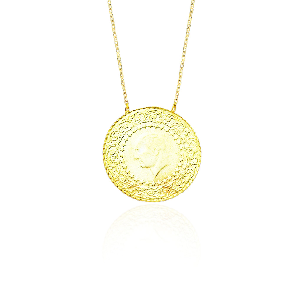 Glorria 925k Sterling Silver Lira Necklace
