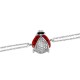 Glorria 925k Sterling Silver Ladybug Bracelet Glorria 925k Sterling Silver Ladybug Bracelet