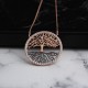 Glorria 925k Sterling Silver Life Tree Necklace