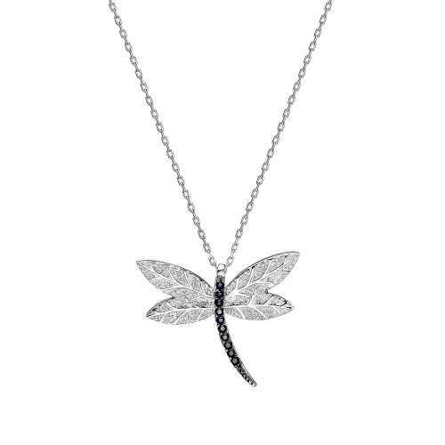 Glorria 925k Sterling Silver Dragonfly Necklace Glorria 925k Sterling Silver Dragonfly Necklace
