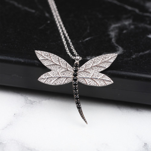 Glorria 925k Sterling Silver Dragonfly Necklace Glorria 925k Sterling Silver Dragonfly Necklace