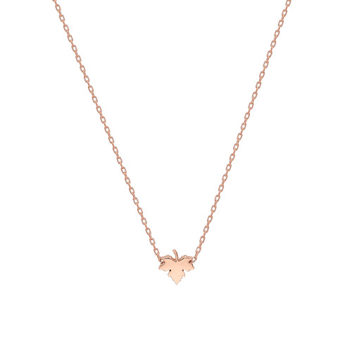 Glorria 925k Sterling Silver Leaf Necklace Glorria 925k Sterling Silver Leaf Necklace