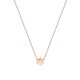 Glorria 925k Sterling Silver Snowflake Necklace