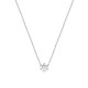 Glorria 925k Sterling Silver Snowflake Necklace