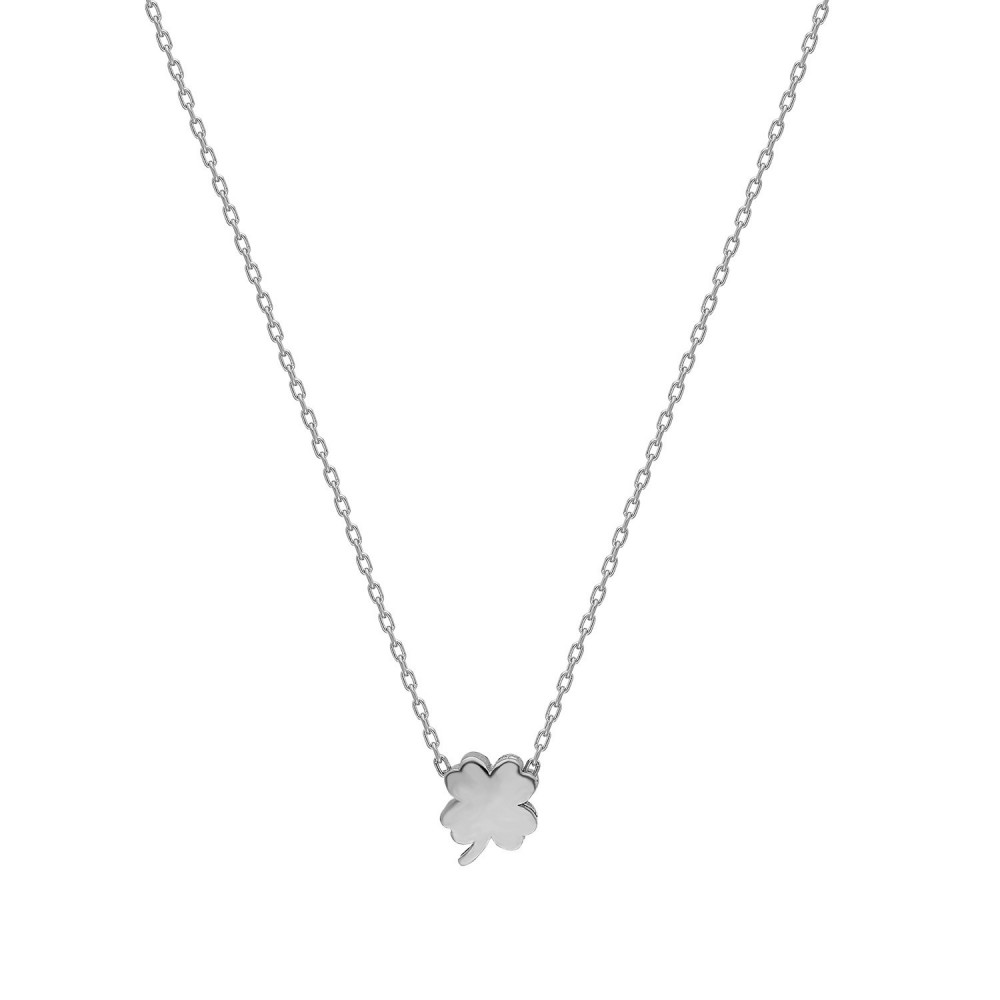 Glorria 925k Sterling Silver Clover Necklace