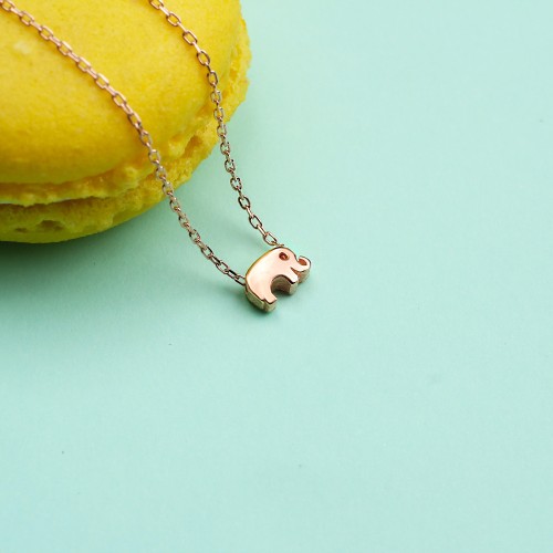 Glorria 925k Sterling Silver Elephant Necklace Ring Glorria 925k Sterling Silver Elephant Necklace Ring
