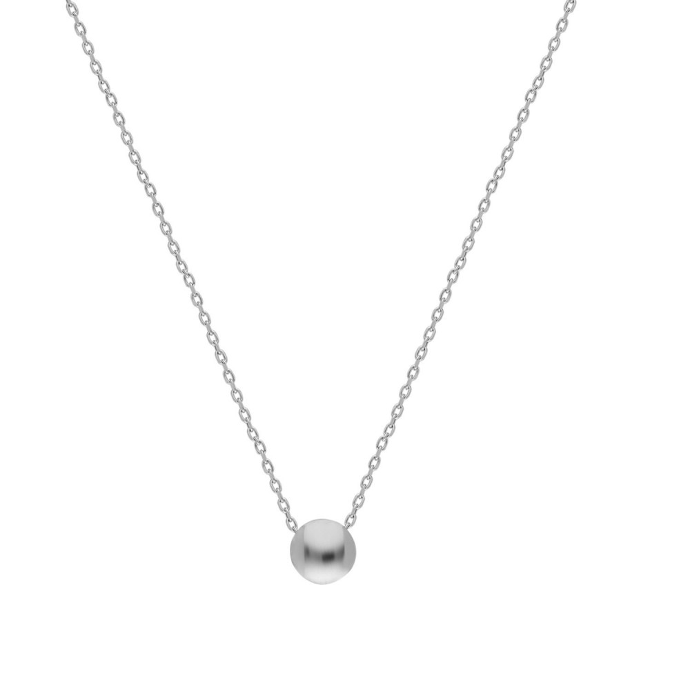 Glorria 925k Sterling Silver Ball Necklace