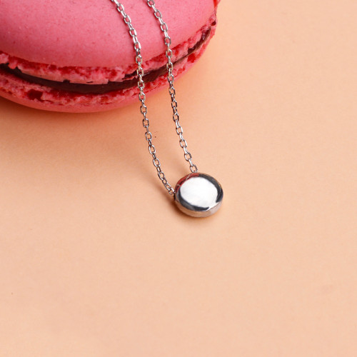 Glorria 925k Sterling Silver Ball Necklace Glorria 925k Sterling Silver Ball Necklace