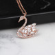 Glorria 925k Sterling Silver Swan Necklace Glorria 925k Sterling Silver Swan Necklace