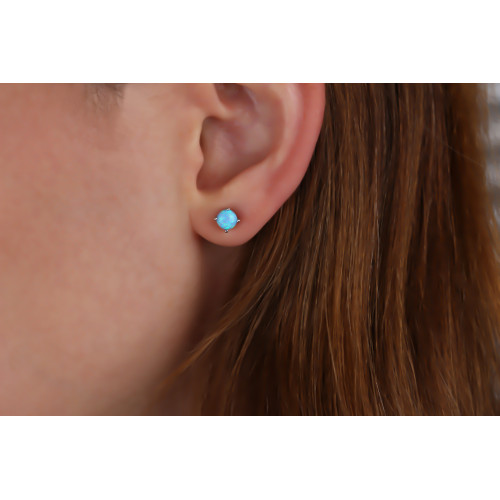 Glorria 925k Sterling Silver Opal Earrings Glorria 925k Sterling Silver Opal Earrings