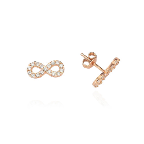 Glorria 925k Sterling Silver Infinity Earring Glorria 925k Sterling Silver Infinity Earring