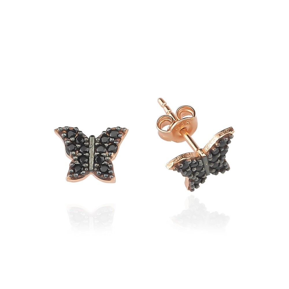 Glorria 925k Sterling Silver Butterfly Earring