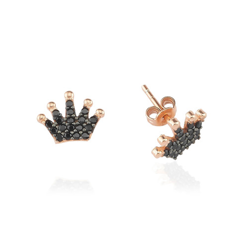 Glorria 925k Sterling Silver Crown Earring Glorria 925k Sterling Silver Crown Earring
