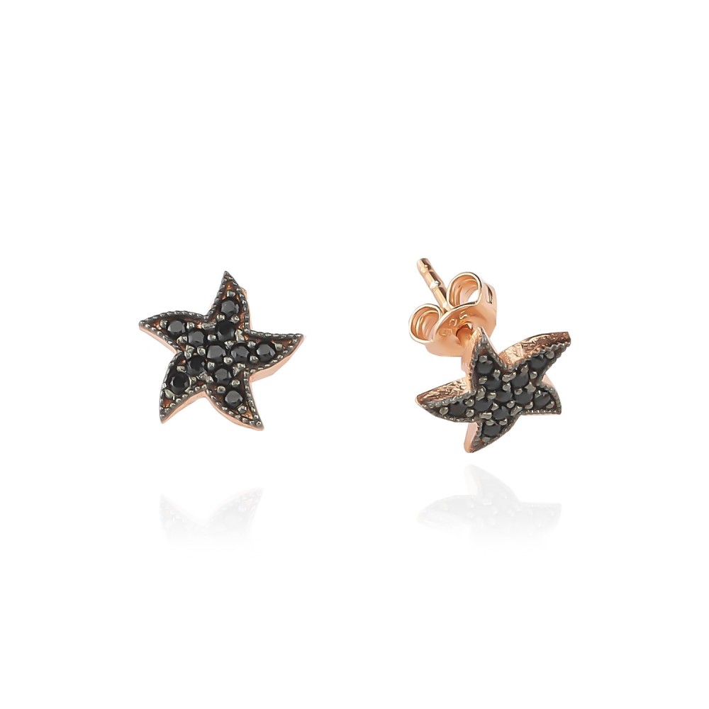 Glorria 925k Sterling Silver Starfish Earring