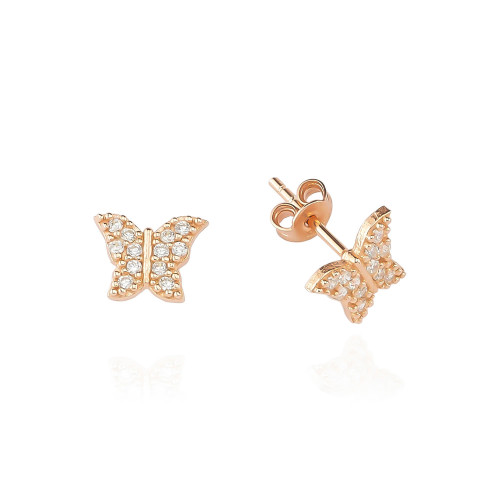 Glorria 925k Sterling Silver Butterfly Earring Glorria 925k Sterling Silver Butterfly Earring