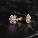 Glorria 925k Sterling Silver Snowflake Earring