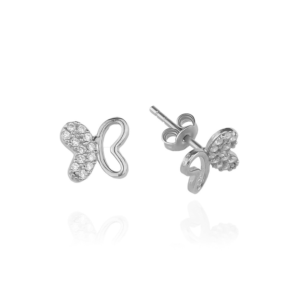 Glorria 925k Sterling Silver Butterfly Earring