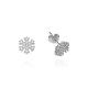 Glorria 925k Sterling Silver Snowflake Earring