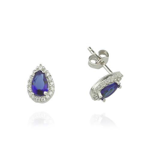 Glorria 925k Sterling Silver Drop Anthurage Earring Glorria 925k Sterling Silver Drop Anthurage Earring