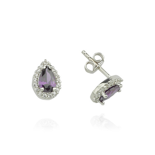 Glorria 925k Sterling Silver Drop Anthurage Earring Glorria 925k Sterling Silver Drop Anthurage Earring