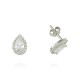 Glorria 925k Sterling Silver Drop Anthurage Earring