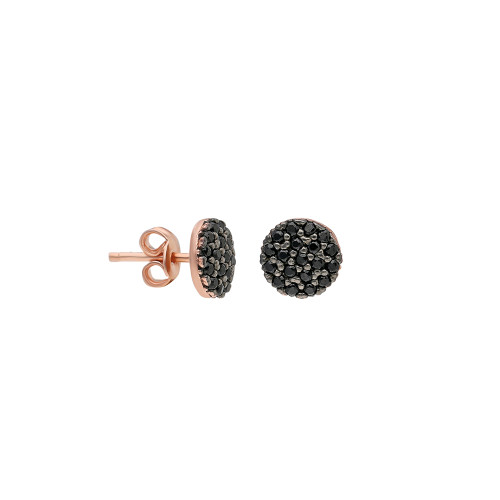 Glorria 925k Sterling Silver Round Earring Glorria 925k Sterling Silver Round Earring
