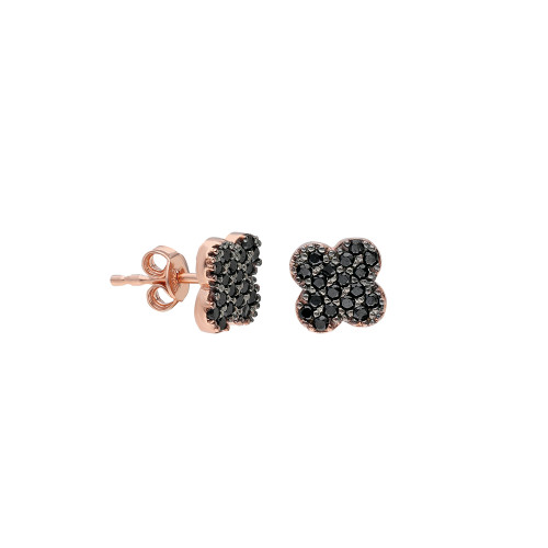 Glorria 925k Sterling Silver Clover Earring Glorria 925k Sterling Silver Clover Earring