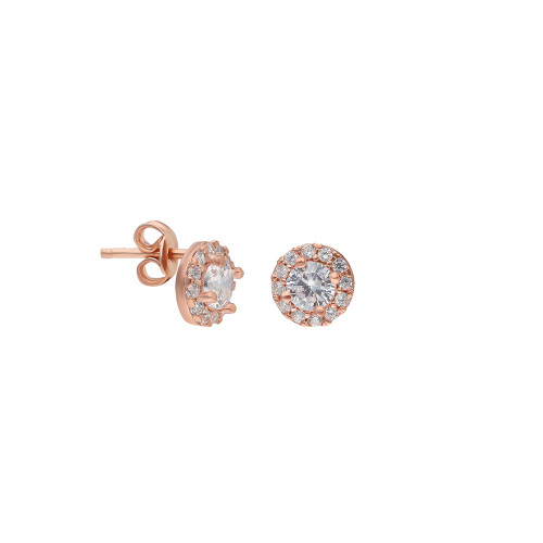 Glorria 925k Sterling Silver Anthurage Round Earring Glorria 925k Sterling Silver Anthurage Round Earring