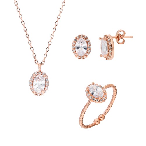 Glorria 925k Sterling Silver Oval Anthurage Combine Glorria 925k Sterling Silver Oval Anthurage Combine