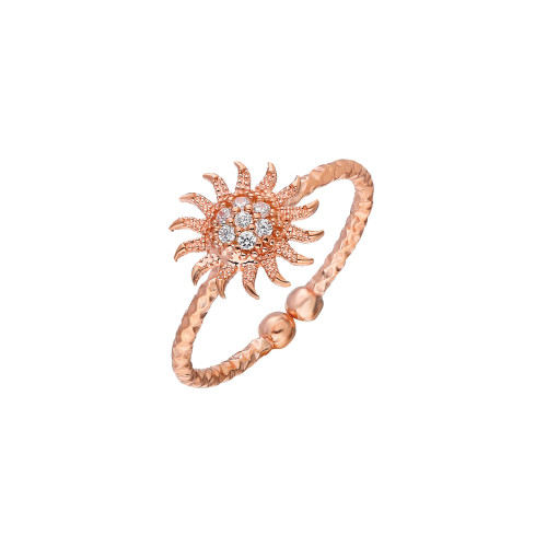 Glorria 925k Sterling Silver Sun Ring Glorria 925k Sterling Silver Sun Ring