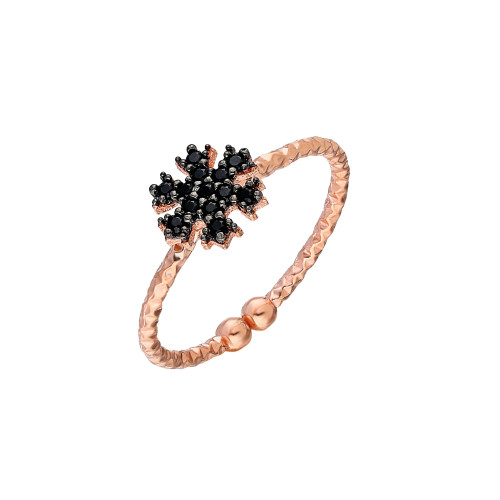 Glorria 925k Sterling Silver Snowflake Ring Glorria 925k Sterling Silver Snowflake Ring
