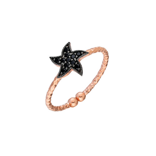 Glorria 925k Sterling Silver Star Ring Glorria 925k Sterling Silver Star Ring