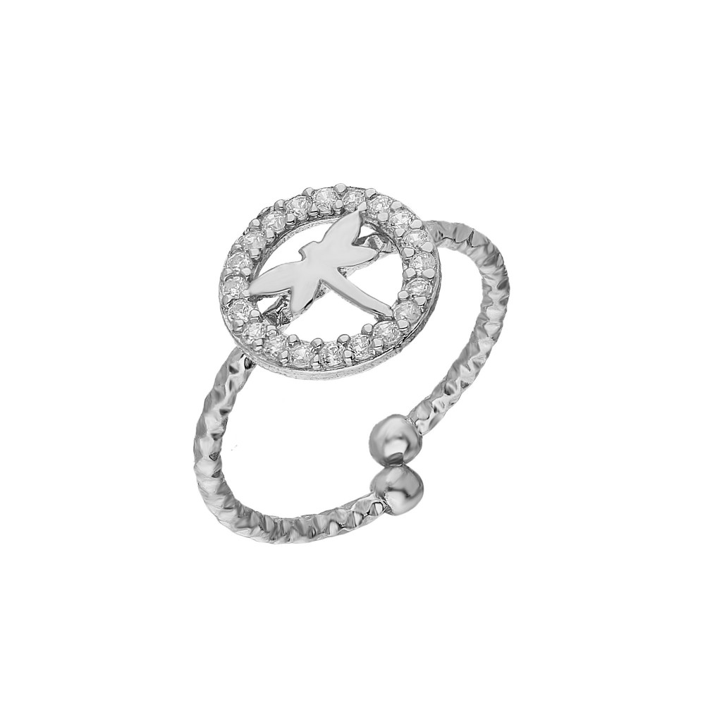 Glorria 925k Sterling Silver Dragonfly Ring Glorria 925k Sterling Silver Dragonfly Ring