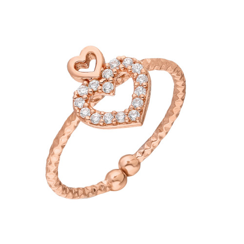 Glorria 925k Sterling Silver Heart Ring Glorria 925k Sterling Silver Heart Ring