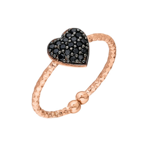 Glorria 925k Sterling Silver Heart Ring Glorria 925k Sterling Silver Heart Ring