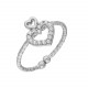Glorria 925k Sterling Silver Heart Ring