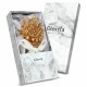 Glorria 925k Sterling Silver Baguette Necklace, Earrings, Flower Gift Set