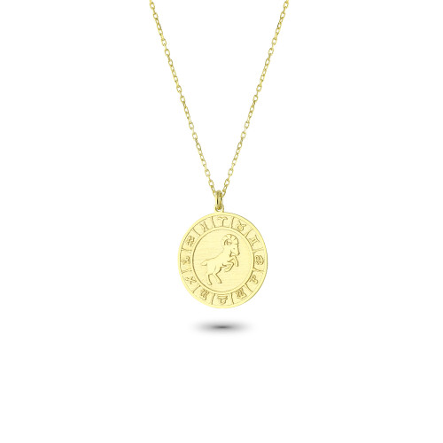 Glorria 925k Sterling Silver Aries Zodiac Necklace Glorria 925k Sterling Silver Aries Zodiac Necklace