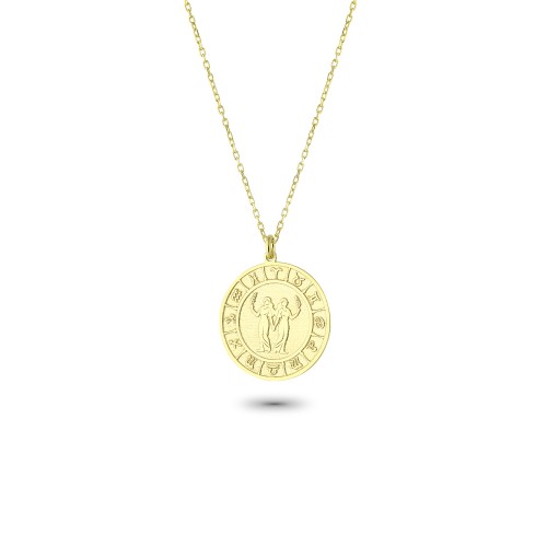 Glorria 925k Sterling Silver Gemini Zodiac Necklace Glorria 925k Sterling Silver Gemini Zodiac Necklace