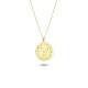 Glorria 925k Sterling Silver Gemini Zodiac Necklace