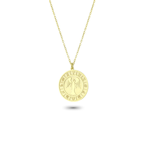 Glorria 925k Sterling Silver Virgo Zodiac Necklace