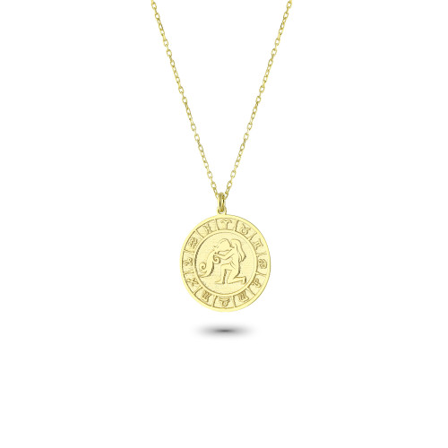 Glorria 925k Sterling Silver Aquarius Zodiac Necklace Glorria 925k Sterling Silver Aquarius Zodiac Necklace