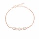 Glorria 925k Sterling Silver Anturage Drop Bracelet